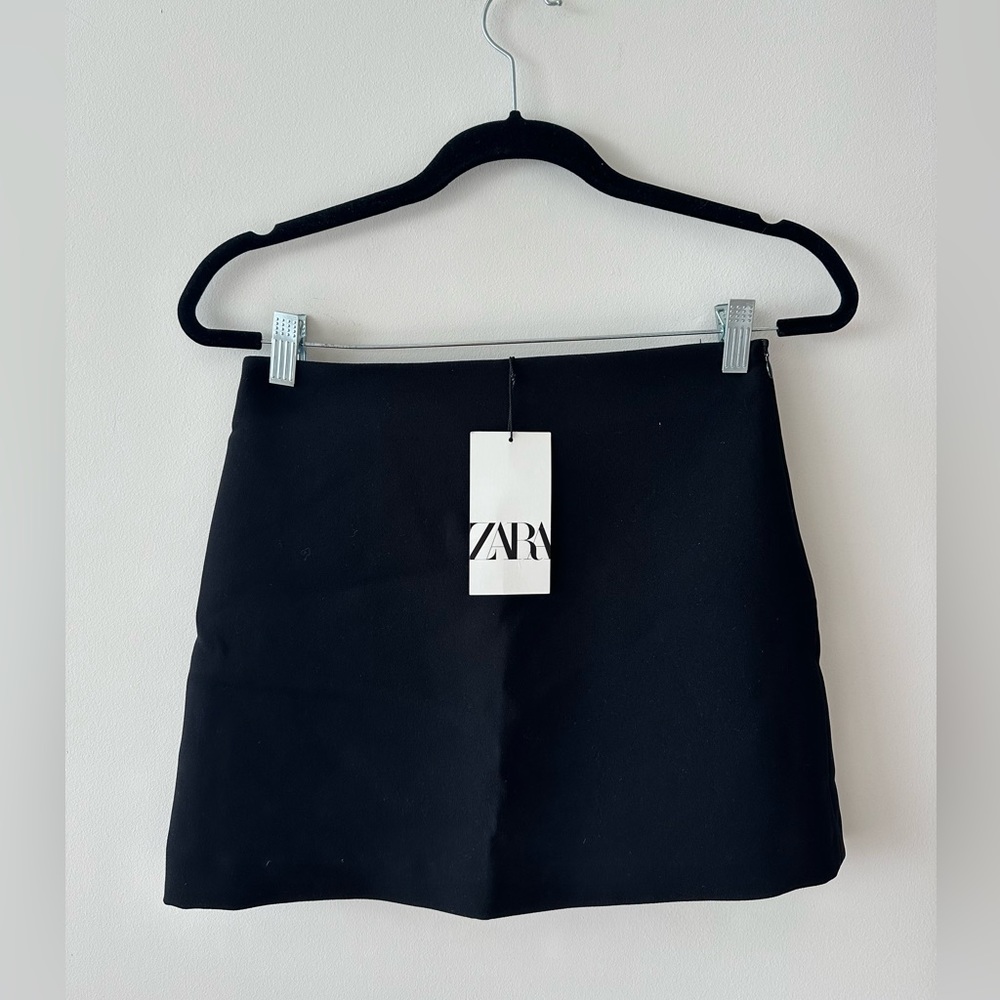ZARA black Mini Skirt